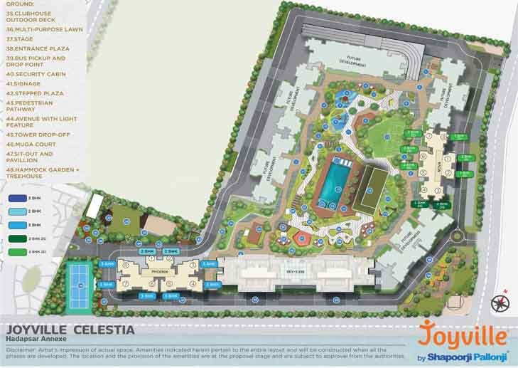 Master Plan Joyville celestia Hinjawadi