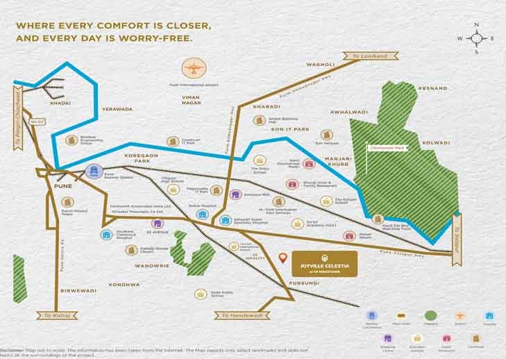 Location Map Joyville celestia Hinjawadi