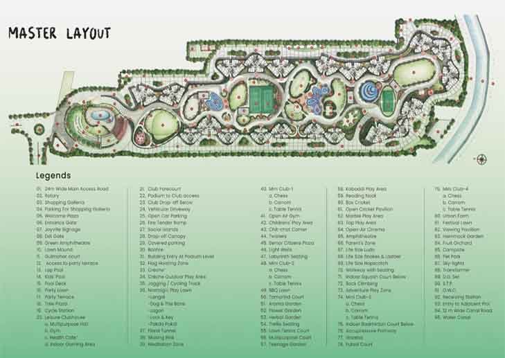 Master Plan Joyville Hadapsar Annexe  Hinjawadi