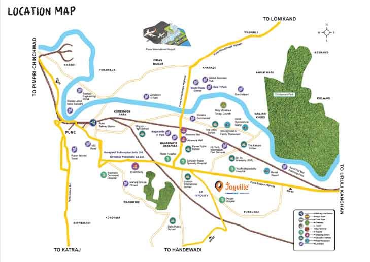 Location Map Joyville Hadapsar Annexe  Hinjawadi