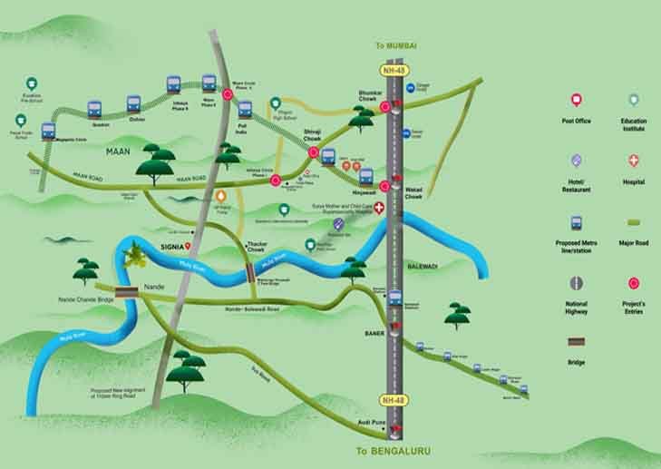 Location Map Joyville Helius Hinjawadi