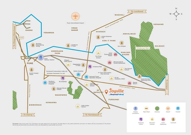 Location Map Joyville Sky luxe Edition Hinjawadi