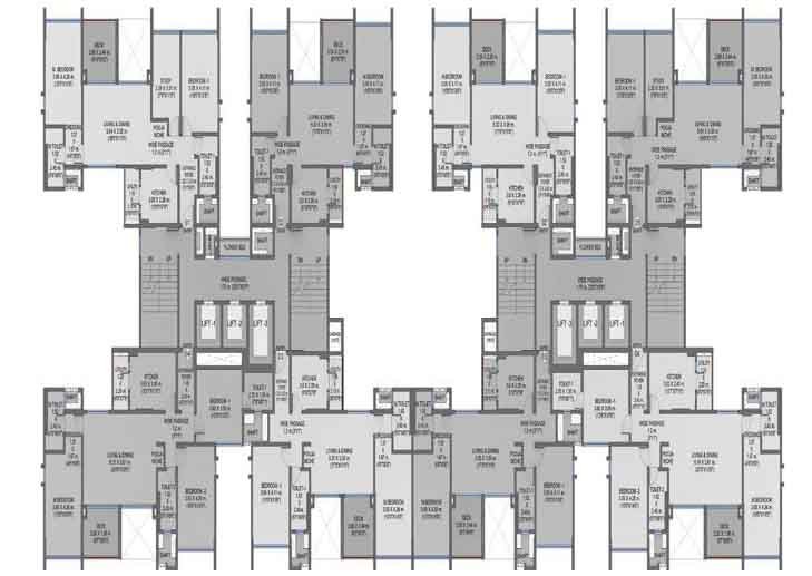 Floor Plan SP Residency